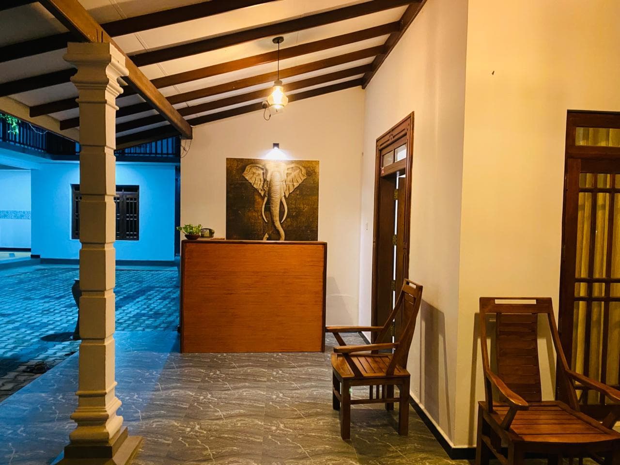 Villa Reception Area